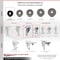 Service Caster 3 Inch Phenolic Wheel Swivel 1/2 Inch Threaded Stem Caster Set SCC-TS20S314-PHR-121315-4 - alternate 2